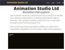 Tablet Screenshot of animationstudio.co.uk